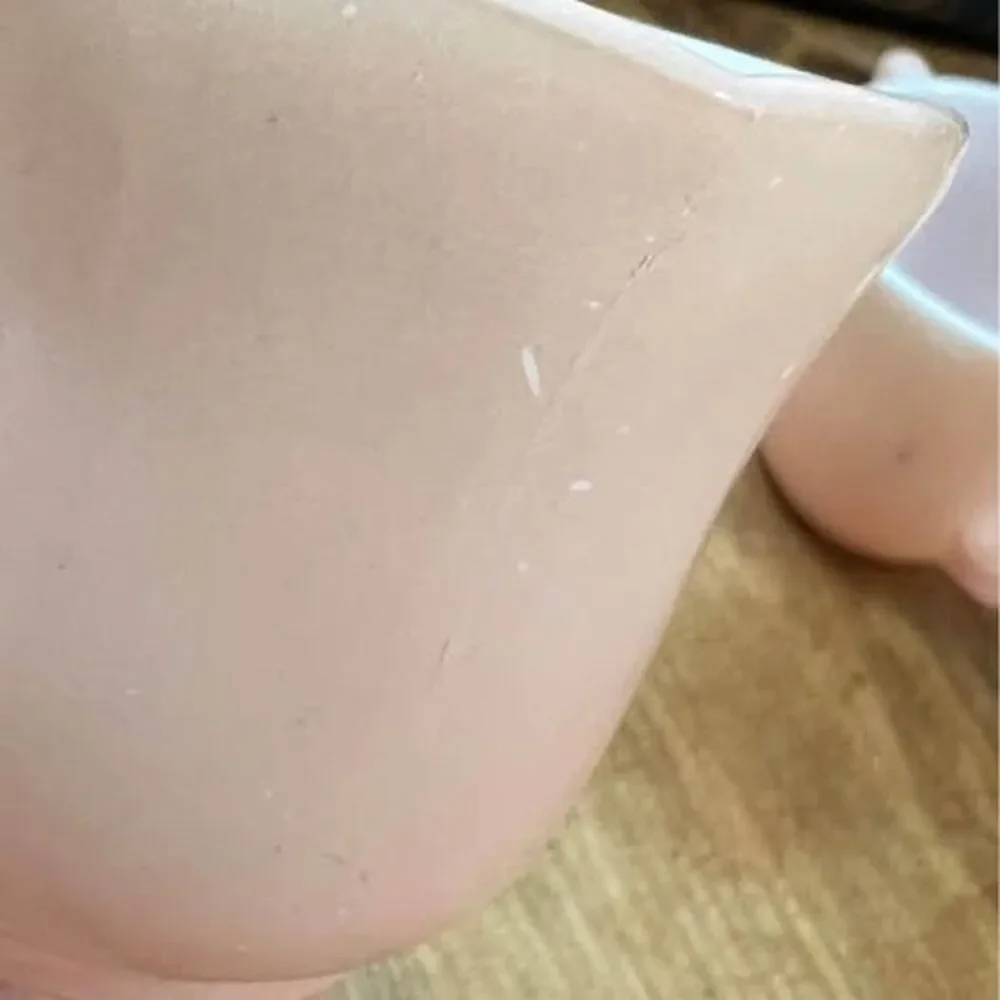 Hazel Atlas Pink Modern tone, Child Size Sugar and Creamer Set
